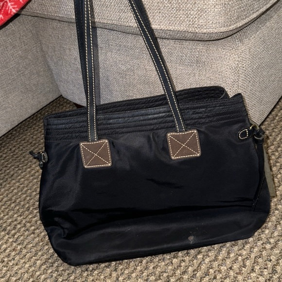 Dooney & Bourke black nylon shoulder bag - Picture 3 of 7